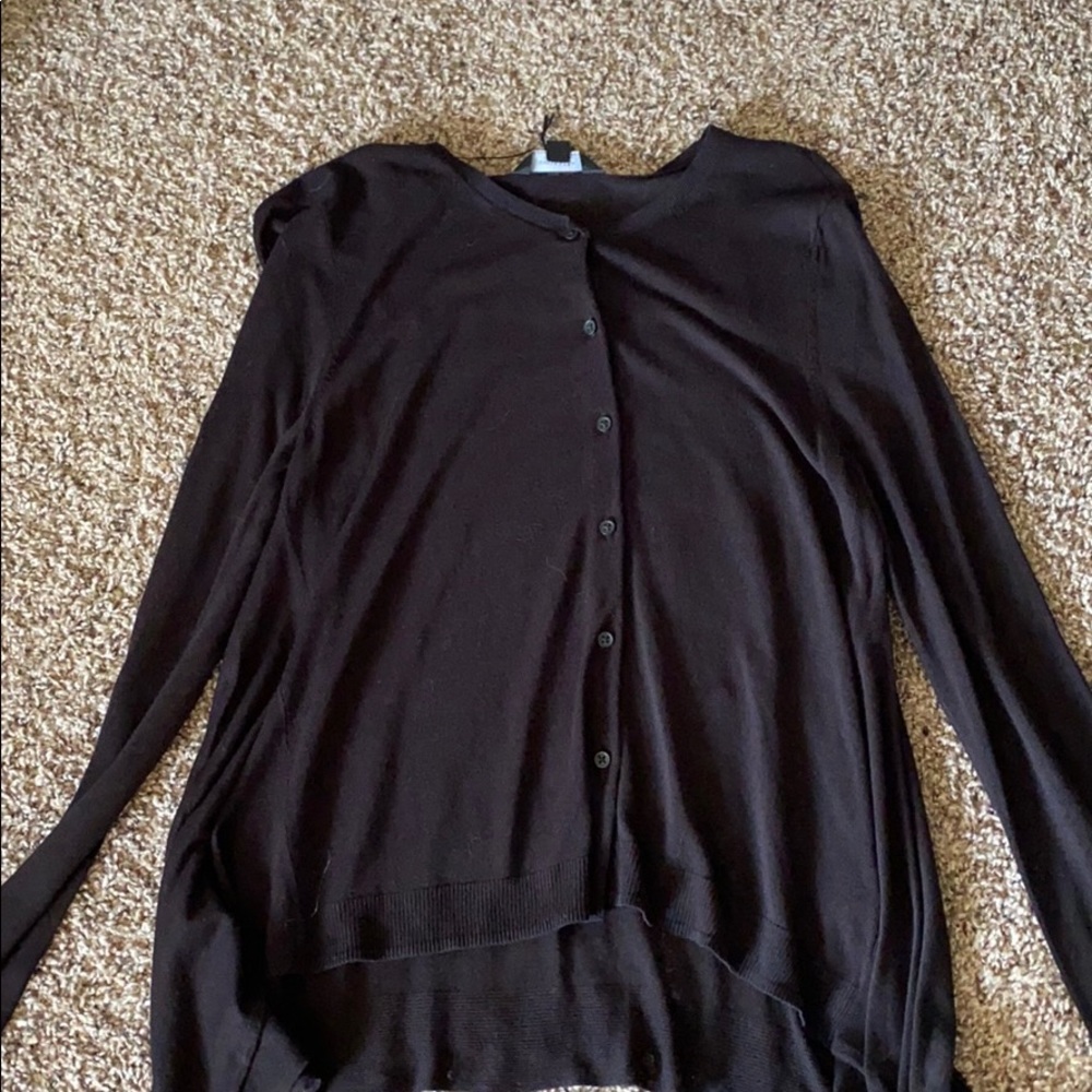 Black Vera Wang button down